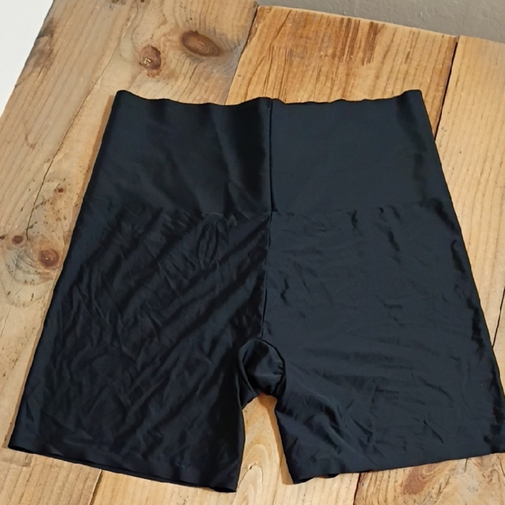 Skinny Girl Smoothers & Shapers Black High Waisted Thigh Shaper Size XL NEW